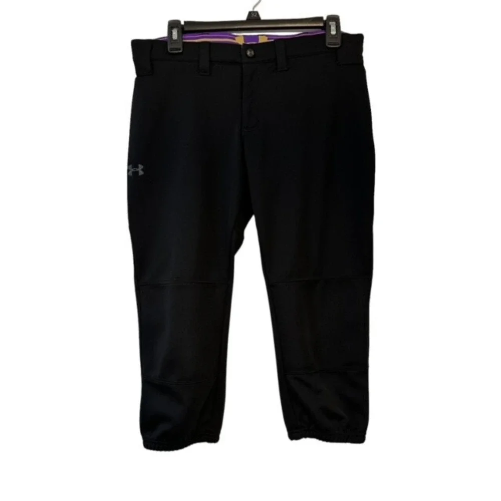 Under Armour Women's Utility‎ Softball Pants Medium Black - Picture 3 of 4